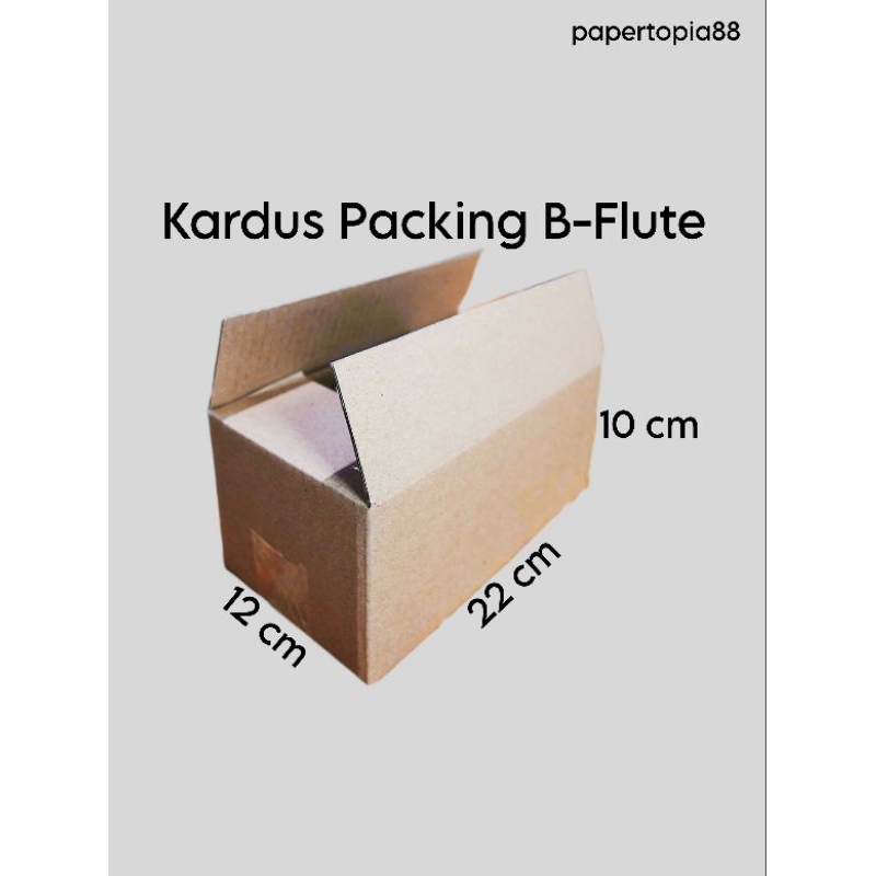 

KARDUS PACKING P22 x L12 x T10 CM BOX KARTON CORRUGATED B-FLUTE / BOX PACKING ONLINE