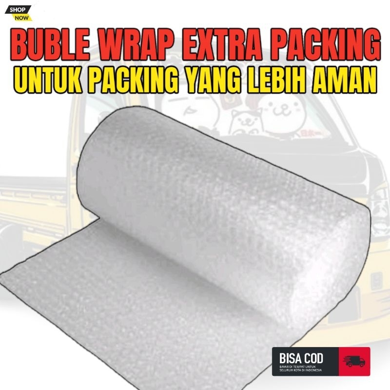 

Buble Wrap Extra Packing Untuk Packing Yang Lebih Aman