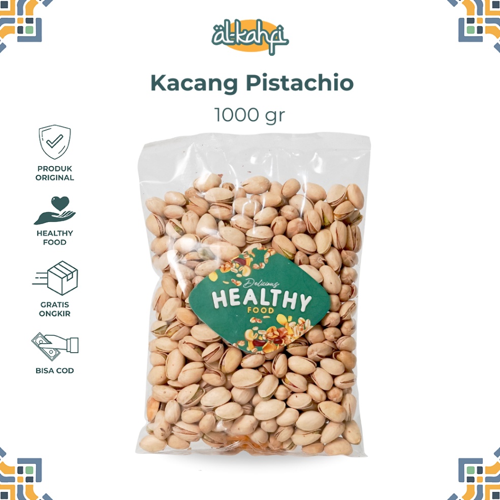 

BEST SELLER Kacang Pistachio 1 Kg Fustuk Kacang Ketawa Oleh Oleh Haji Umroh
