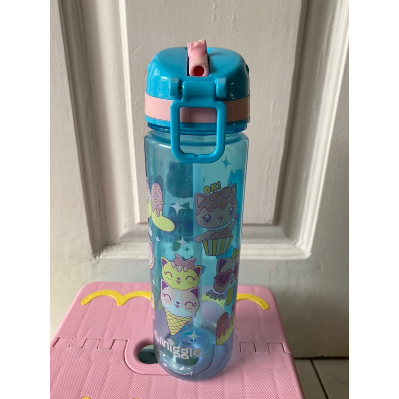 (preloved) botol minum anak blue cats smiggle original brand