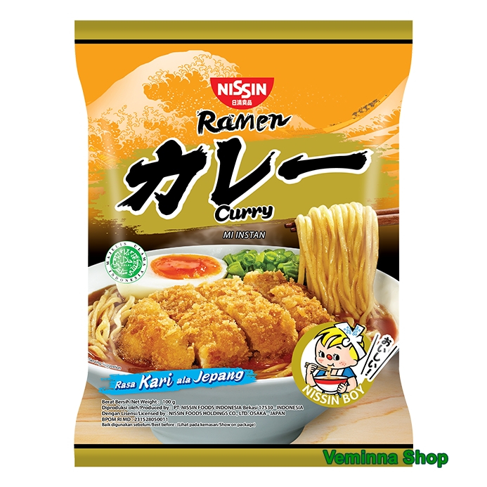 

Nissin Ramen Rasa Kari Ala Jepang 100 Gram/Ramen Kuah