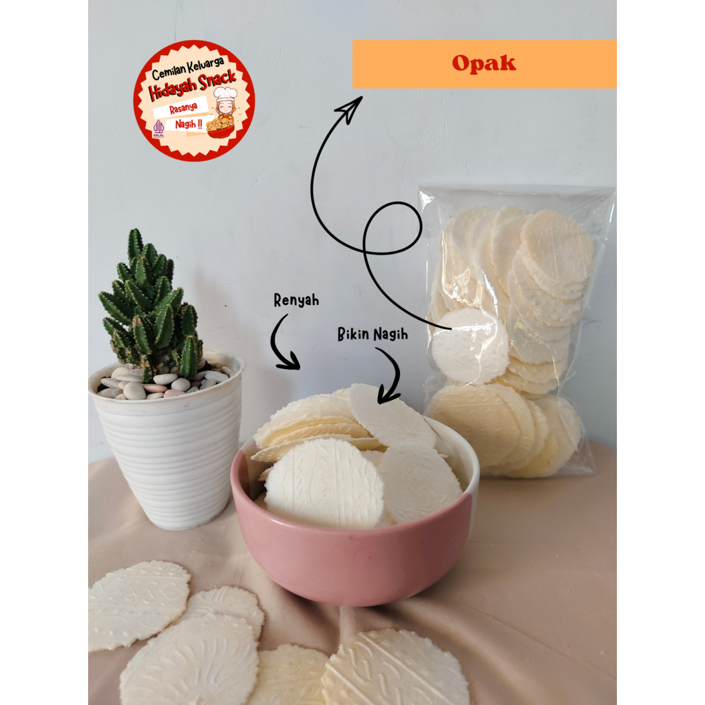 

PROMO!!! Opak Jepit 500gr, gurih renyah, TERMURAH