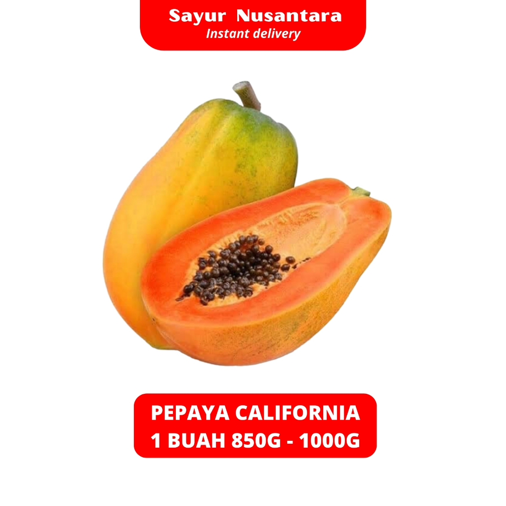 

Buah Pepaya California 1 Buah 850gr - 1000gr