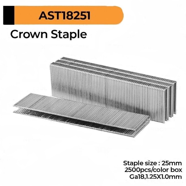 

Refill isi Staples Tembak Crown Staples U 25 mm INGCO AST18251