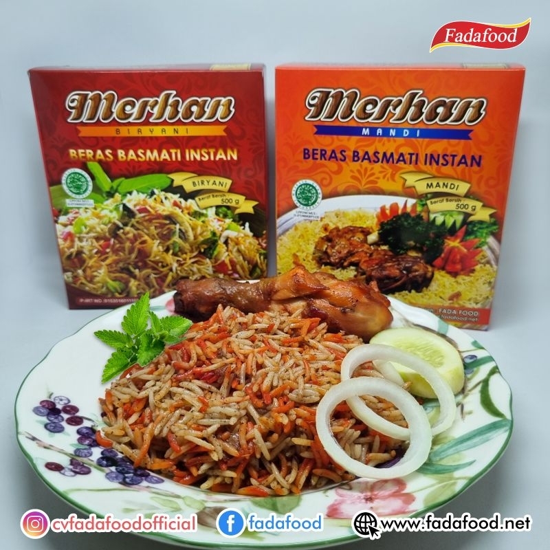 

Merhan Beras Basmati Instan 500gr 30pc (Mandi Biryani Kabuli Kabsah)