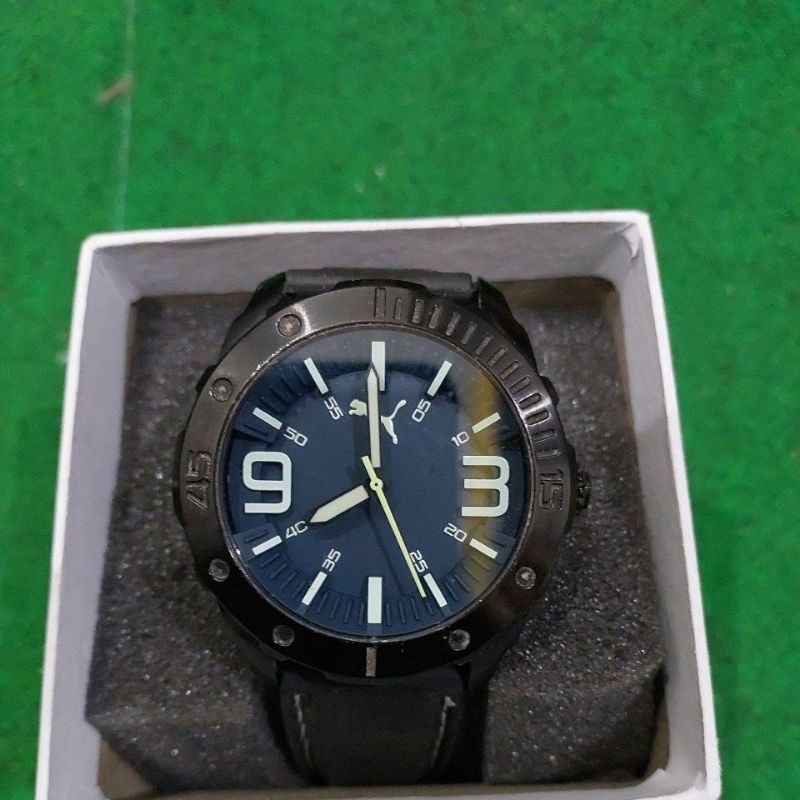 Jam tangan original Puma Time big size preloved second bekas