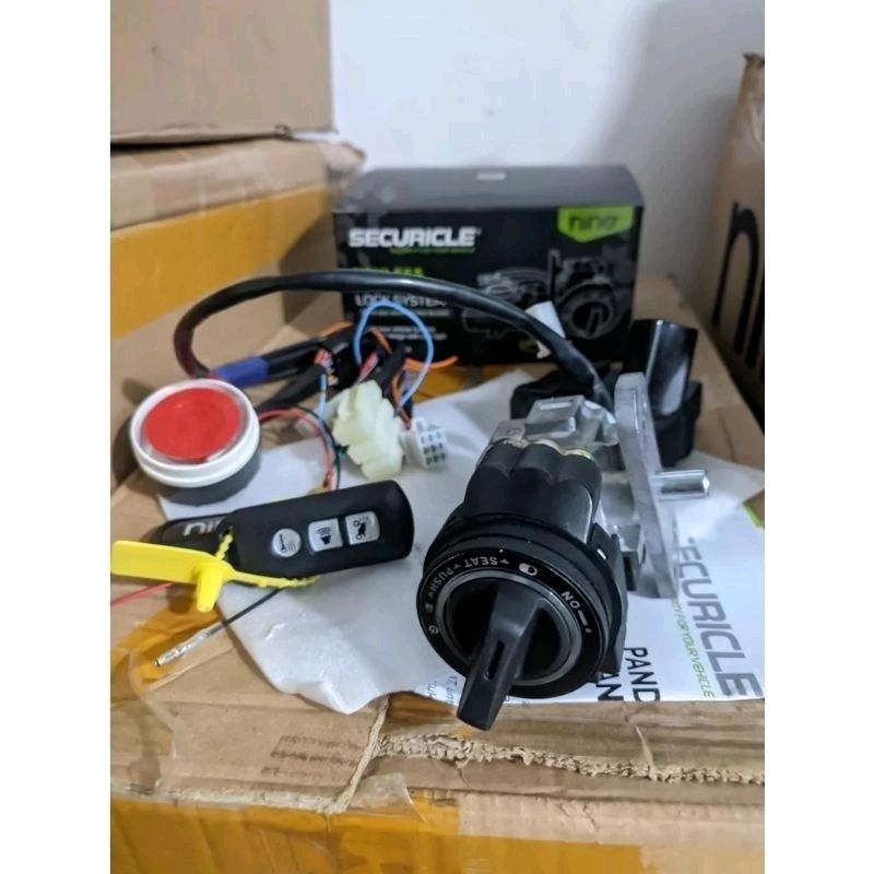 KUNCI KEYLESS NINE YAMAHA MIO M3 GEAR MX KING ADA BARCODENYA ADA ALARMNYA