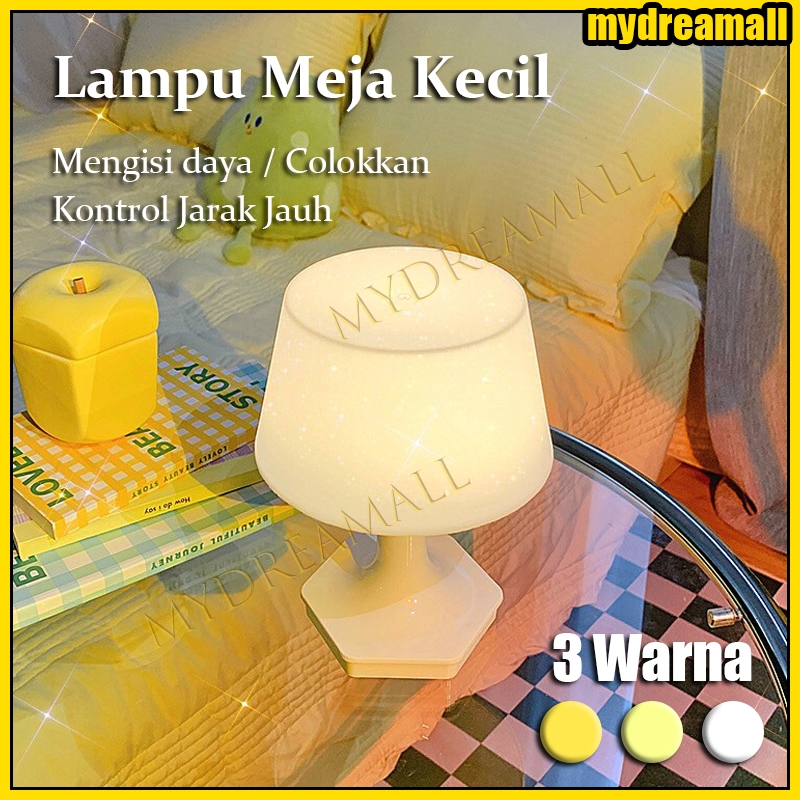 Lampu Tidur LED Table Lamp Cordless Lamp Bedroom Bedside Lamp