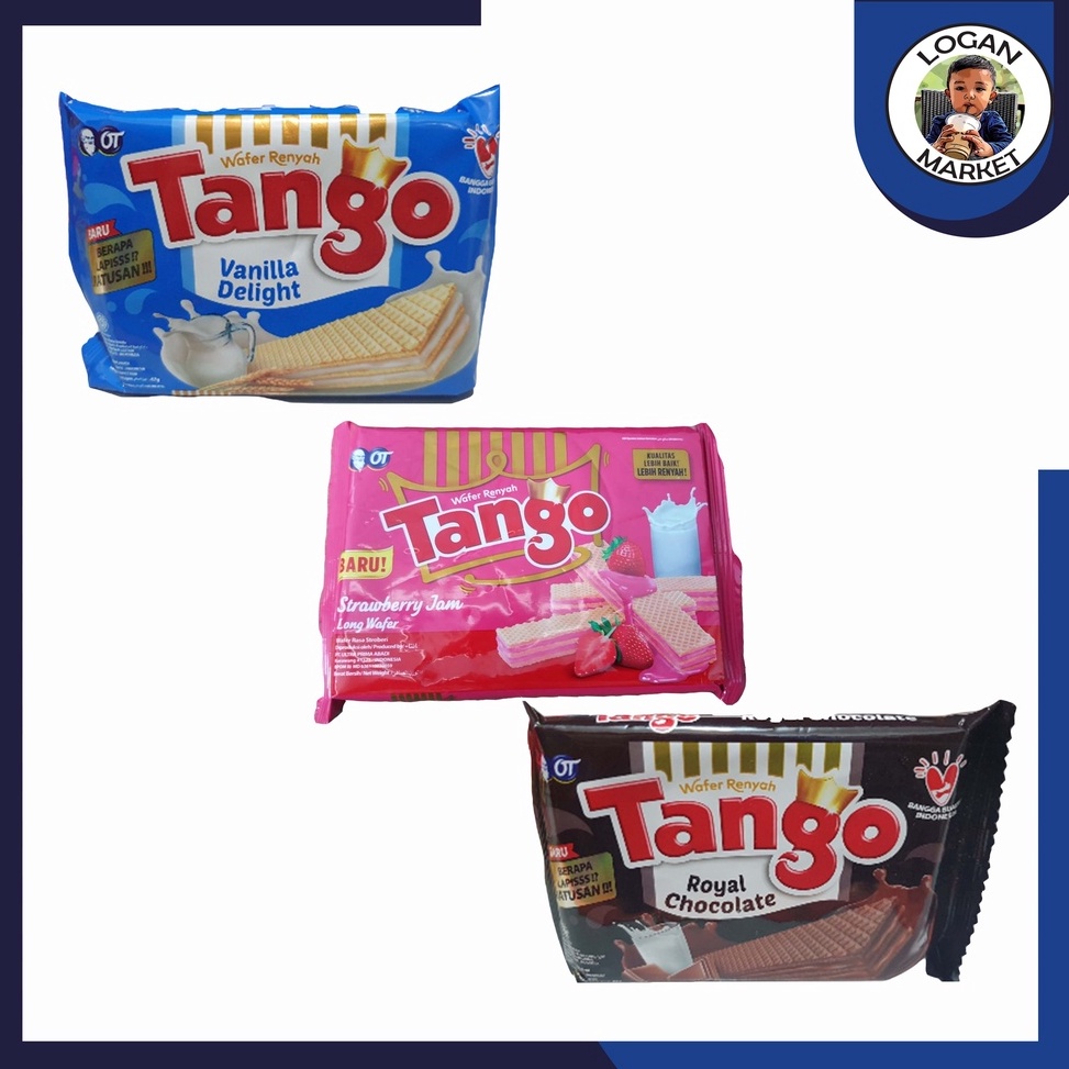 

VIRAL Tango Wafer Coklat Chocolate Vanila Vanilla Milk Strawberry 39gram 39 gram ex 47gr 47 gram Per Pack Isi 1