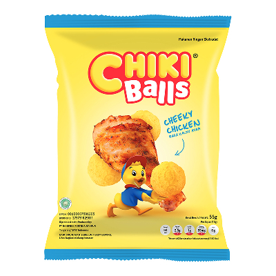 

CHIKI Balls Makanan Ringan Cheeky Chicken 55 g