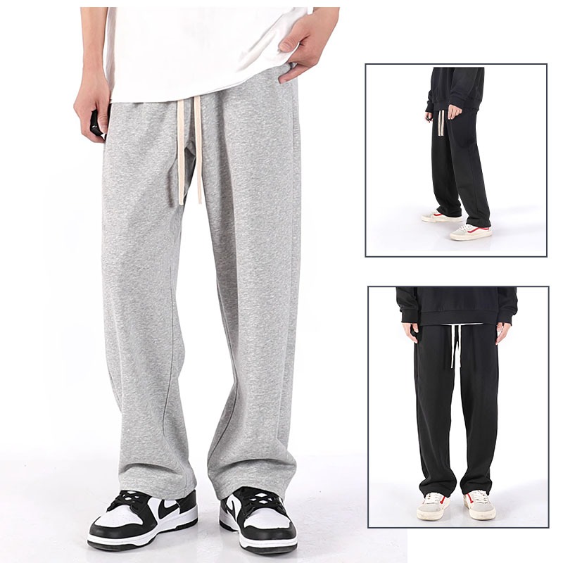 Celana olahraga Celana training pria Celana Training Olahraga size jumbo  Man Drawstring Pants loose