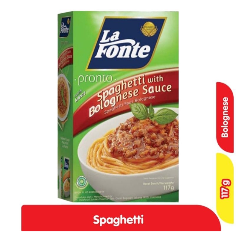 

La Fonte Spaghetti Saus Bolognese 117 g