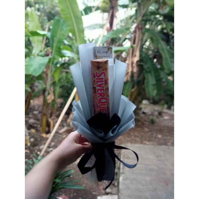 

Buket Silverqueen/ buket coklat singel/ buket coklat