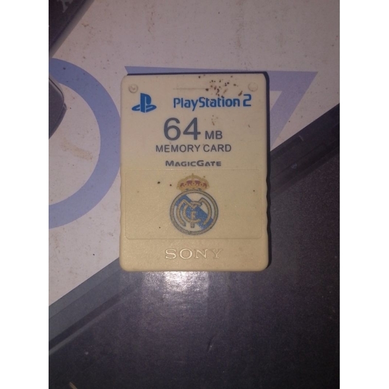 PS 2 slim real madrid bekas, stik bekas, memory bekas, ps 2 satu set murah, bekas, normal
