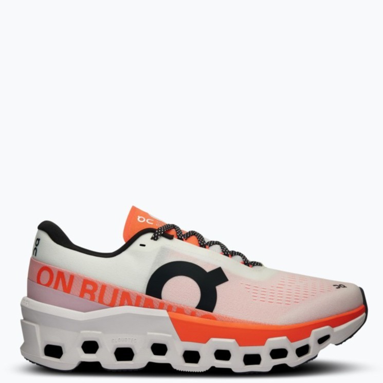 Sepatu Wanita On Running Cloudmonster 2 Undyed Flame (3ME-10121527) Original