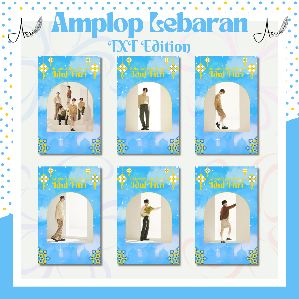 

Amolop Lebaran Ukuran Sedang (7x11cm) - [K-Pop] TXT Edition