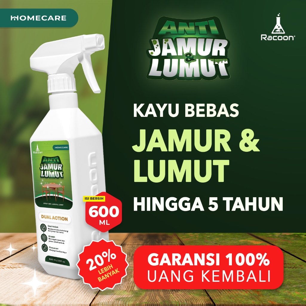 RACOON Anti Jamur & Lumut  | Melindungi hingga 5 TAHUN 600ML