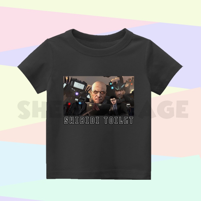 BAJU ANAK KAOS ANAK SKIBIDI TOILET TERBARU TITAN TVMAN TITAN SPEAKERMAN TITAN CAMERAMAN DAFUQ BOOM S