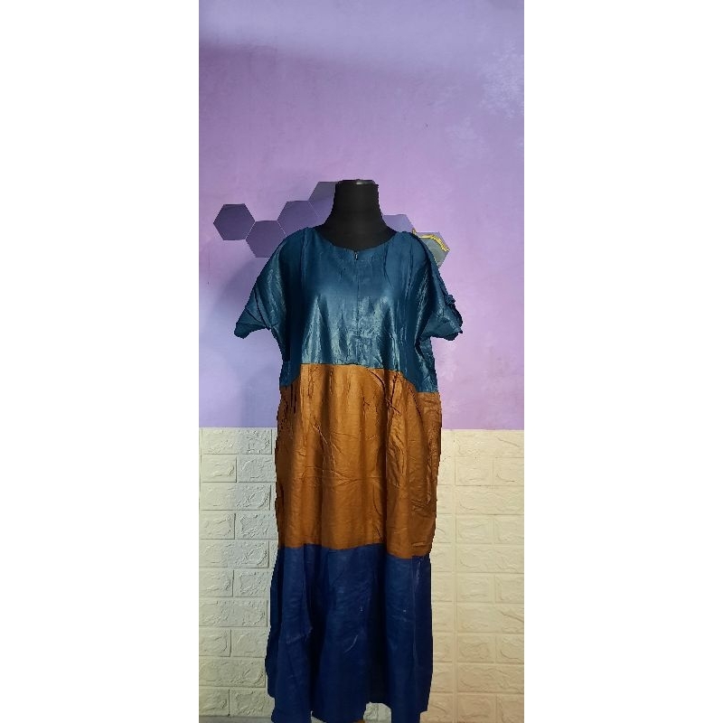 Daster pelangi model kekinian