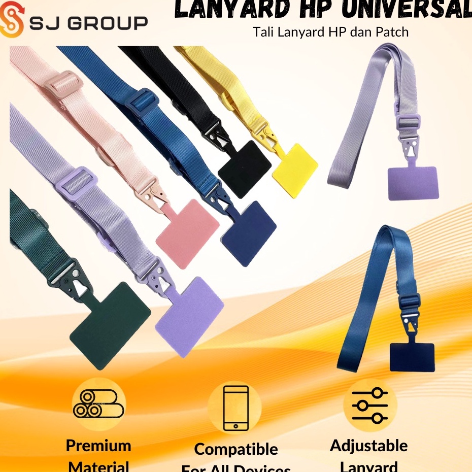 MSM Lanyard Strap Gantungan HP Crossbody Universal Tali Handphone Adjustable c Terbaru