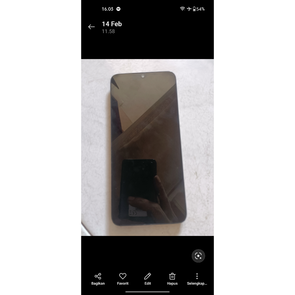 FRAME LCD / BEZEL /TULANG TENGAH DUDUKAN LCD XIAOMI REDMI 9A ORI COPOTAN