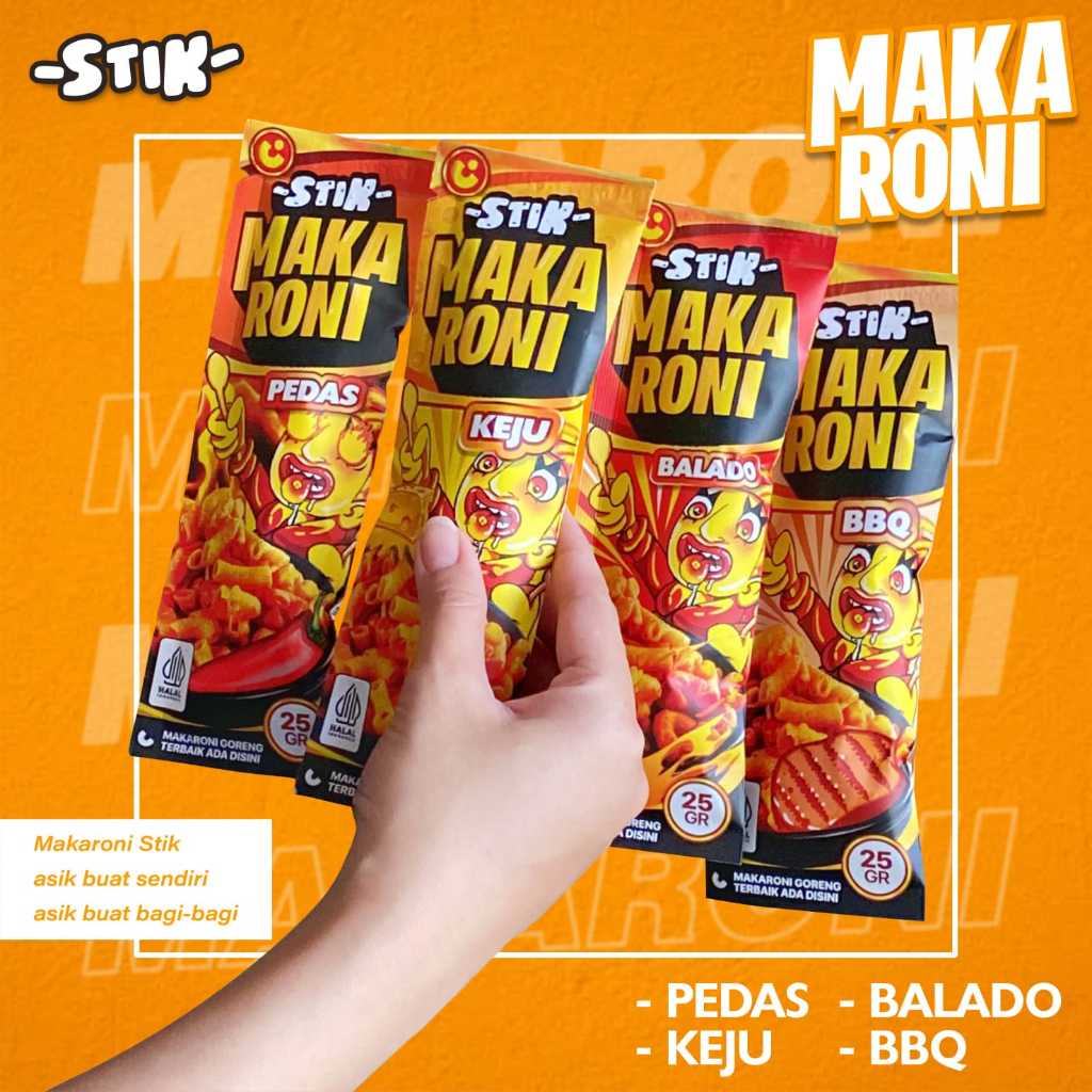 

[MASITNEUN SNACK] CEMILAN MAKARONI KEKINIAN | CEMILAN MURAH | BEBAS PILIHAN VARIAN RASA