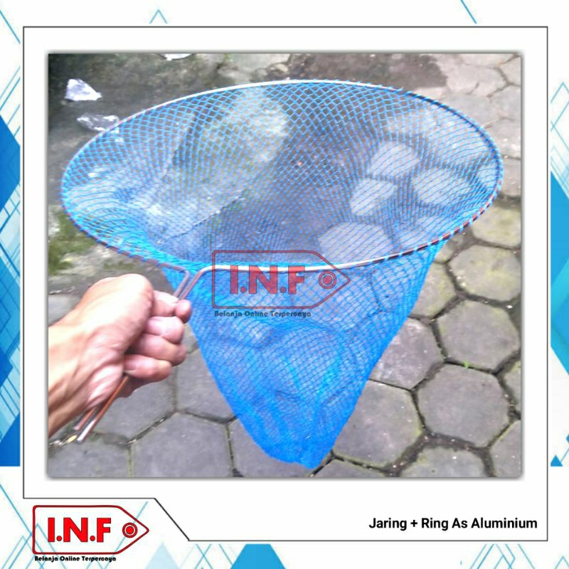 Jaring serok siap pakai + serok ikan panen + jaring ikan besar dan kecil + serok nila kepiting lele