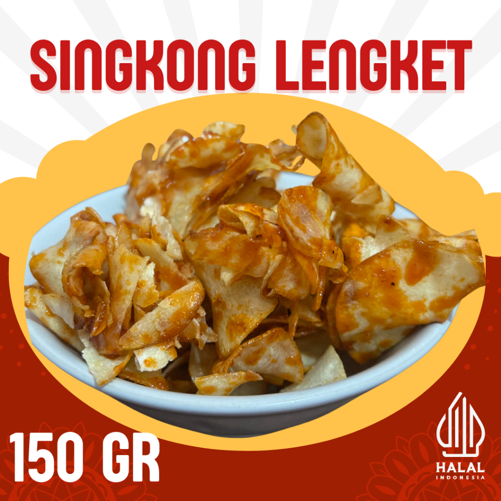 

Kripik Pedas Singkong Lengket 150 gr