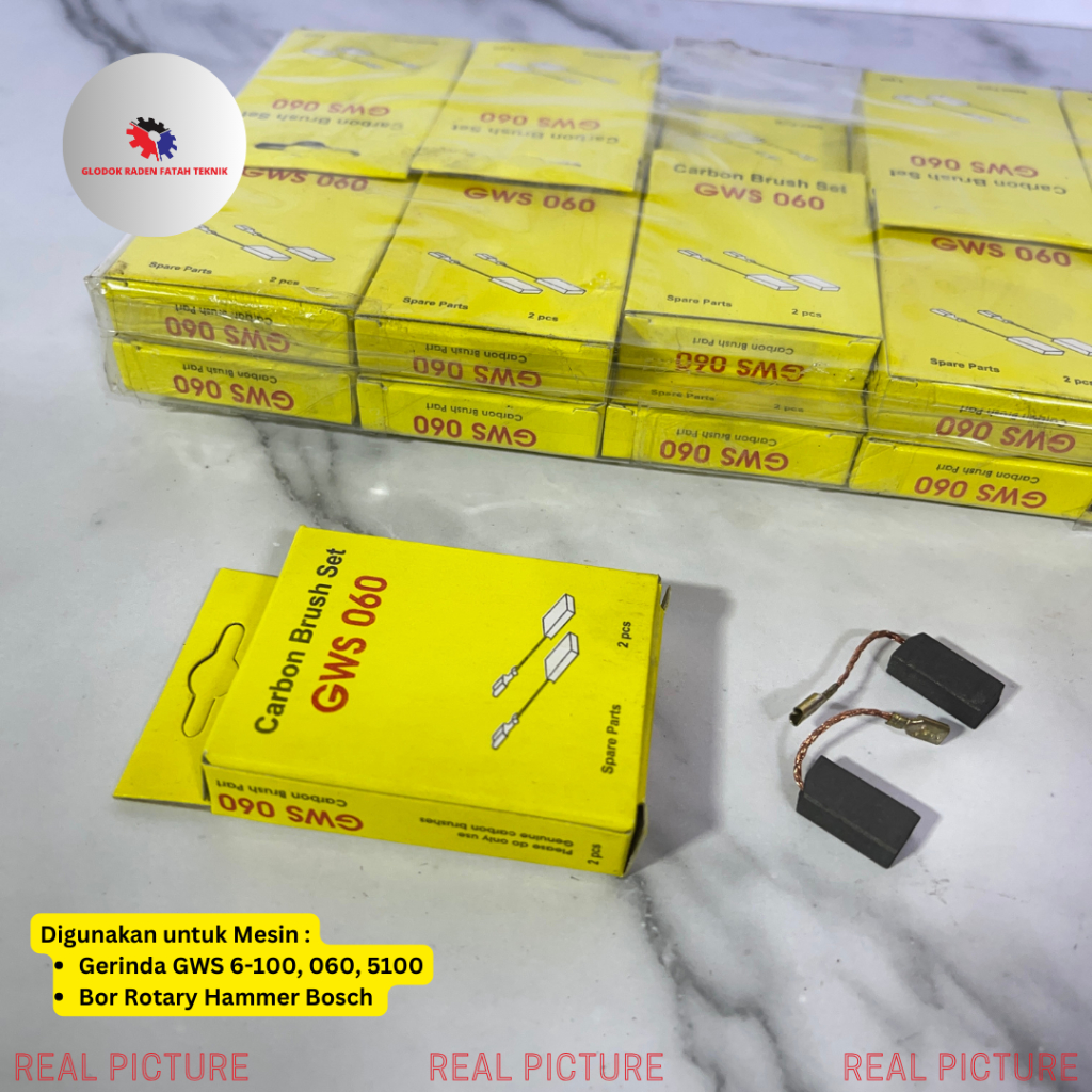 MASTER CARBON BRUSH CB GWS 060 ARANG MESIN BOR / GERINDA BOSCH