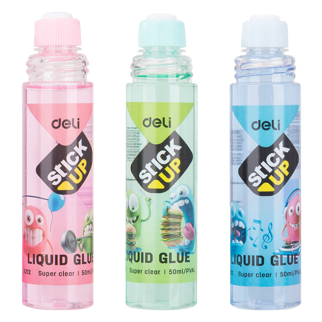 

LEM CAIR KERTAS 50 ML DELI A-212 LUCU LIQUID GLUE ANAK