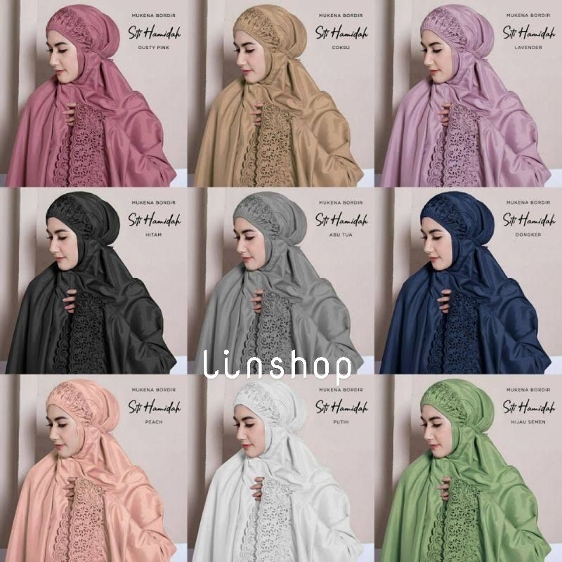 (PROMO SALE)Mukenah Khadijah Dewasa Jumbo/ Mukenah Khodijah Bahan Katun Mikro Renda Bordir/Mukena Mu