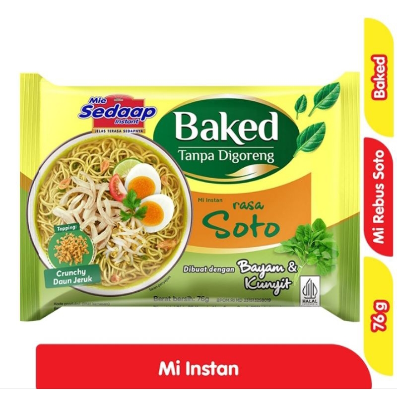 

Sedaap Baked Mie Instan Soto 76 g