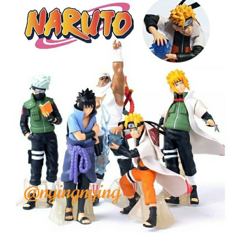 NARUTO Shippuden / Action Figure Set isi 5 uk besar