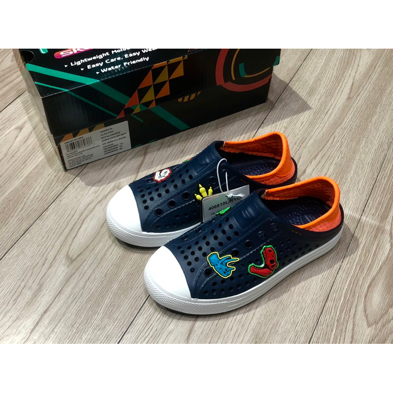 Sepatu sandals skechers dino kids original