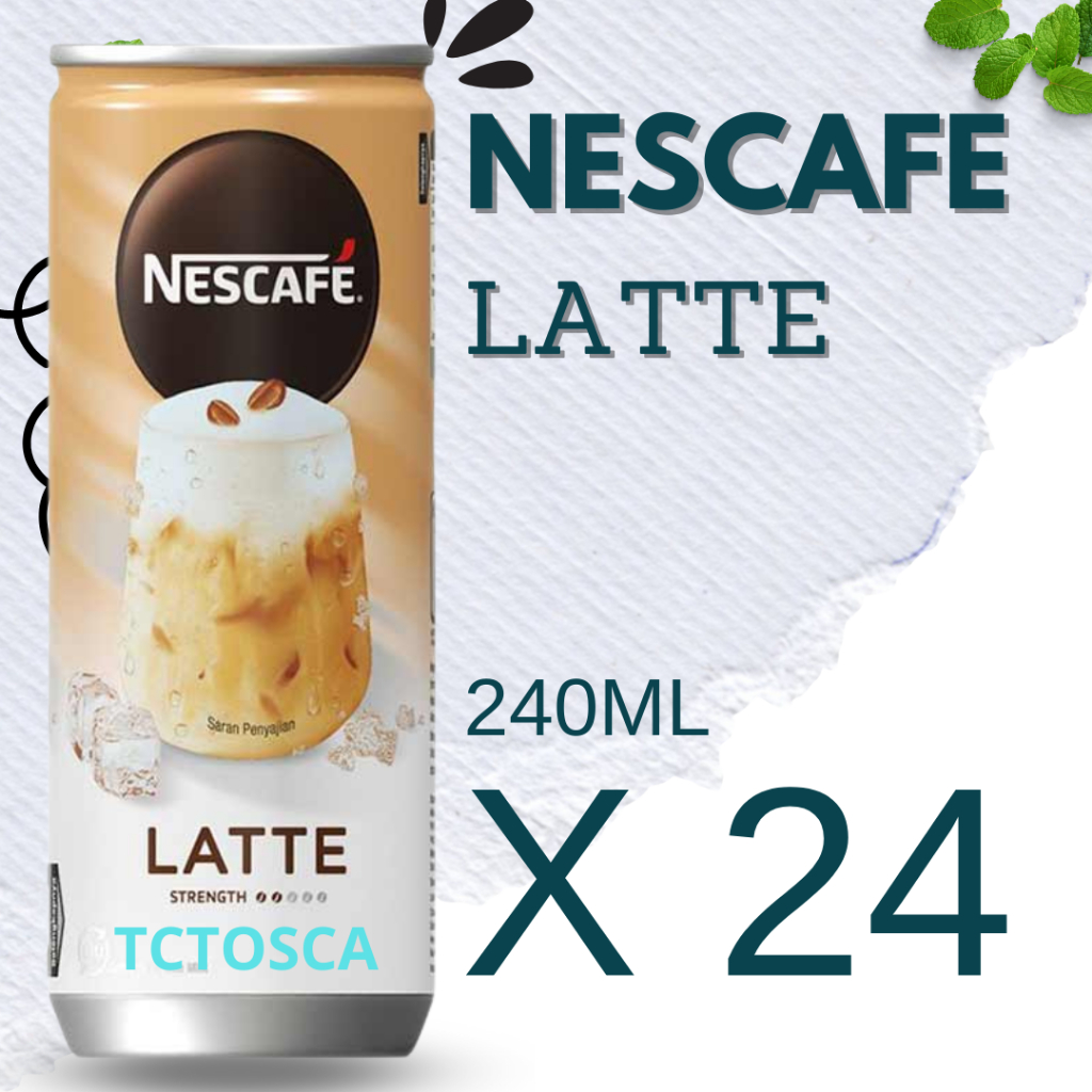 Nescafe Original | Nescafe Latte | Nescafe Cappuccino | Nescafe IceBlack Kaleng 240ML 1 Karton Isi 2