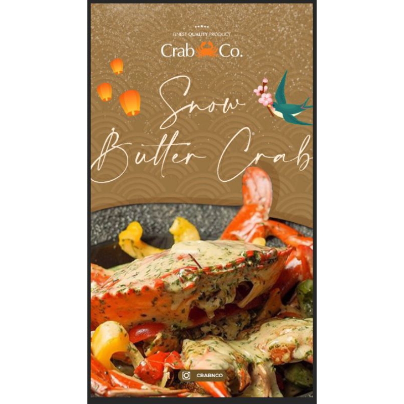 

Snow Butter Crab ( kepiting ) 500gr