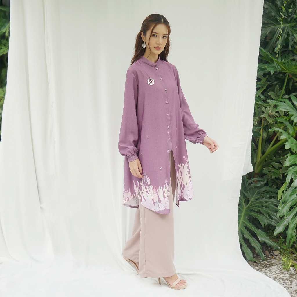 Ederra Jaladrie Long Shirt / Atasan Wanita