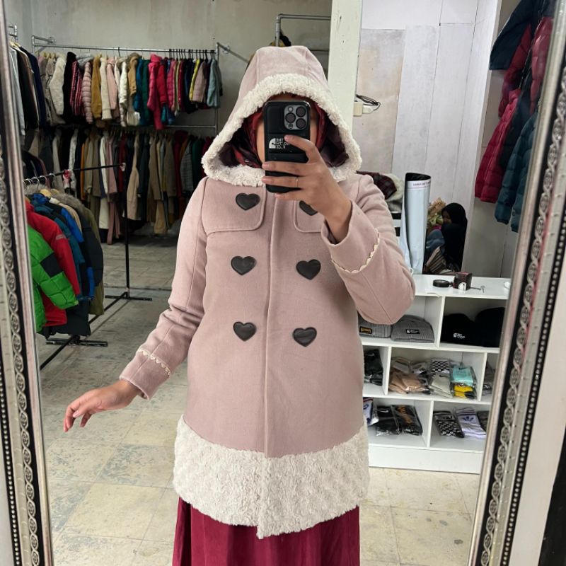 coat wool axes femme
