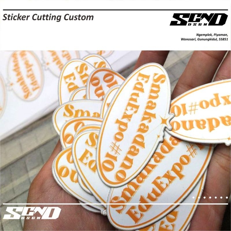 Sticker Custom | Cutting Putus | Cutting Setengah Putus