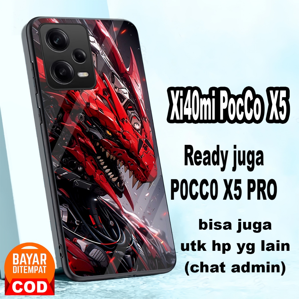 COD32/Softcase glossy kilau POCO X5 dan ALLL TYPE(motif genshin impact )  X5 PRO/X3/X3 PRO/X3 NFC /m