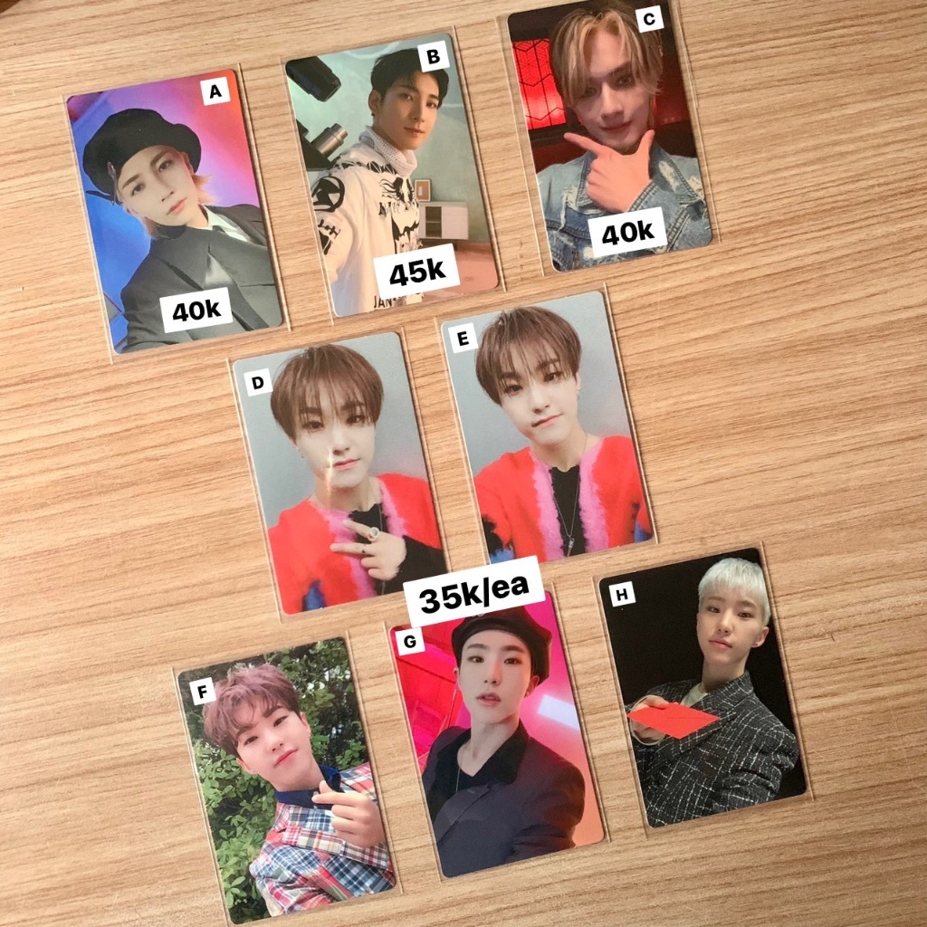 [READY STOCK] Official Photocard PC Hoshi Jeonghan Wonwoo Jun Seventeen Album Face The Sun FTS FML A