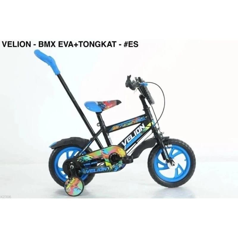 Sepeda Anak BMX 12 Velion Ban Eva Tongkat Murah / Sepeda Cowok Anak BMX Velion Ban Eva Tongkat