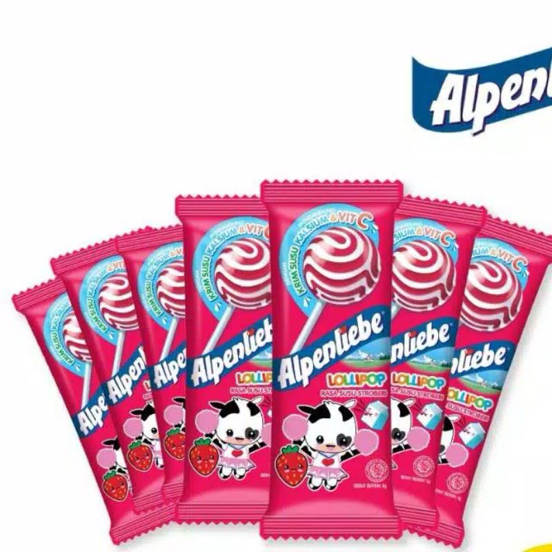 

permen lolipop alpenliebe strawberry