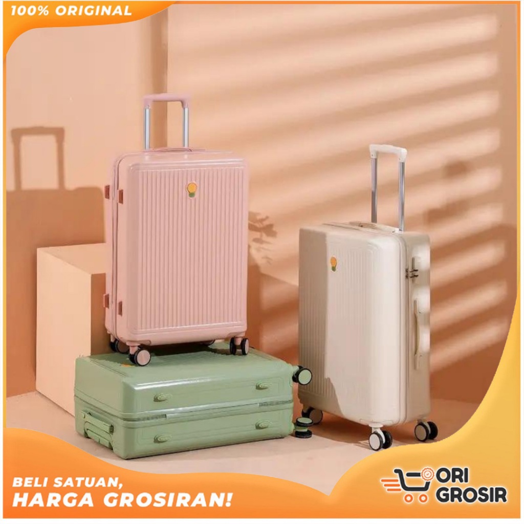 IMPORTIR - Koper 24 inch Desain Cantik Size 20/28 Inch Bergaransi anti pecah & Ringan