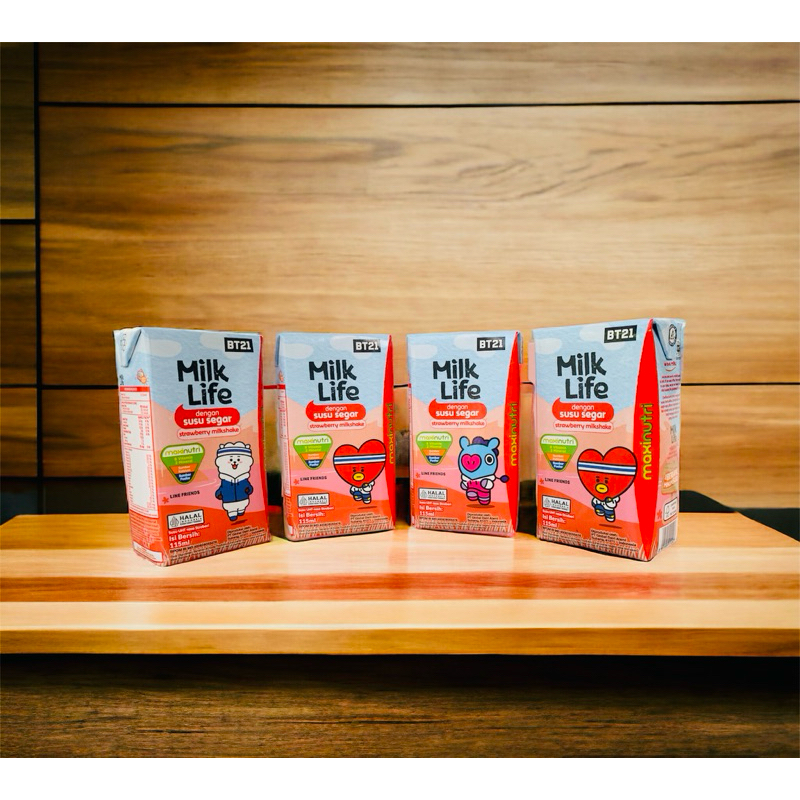

Paket Susu UHT Milk Life Strawberry netto 115ml x 3pcs