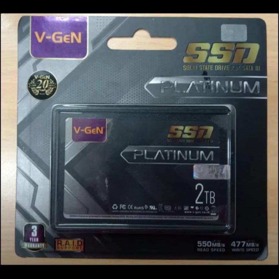 SSD SATA 2TB VGEN PLATINUM