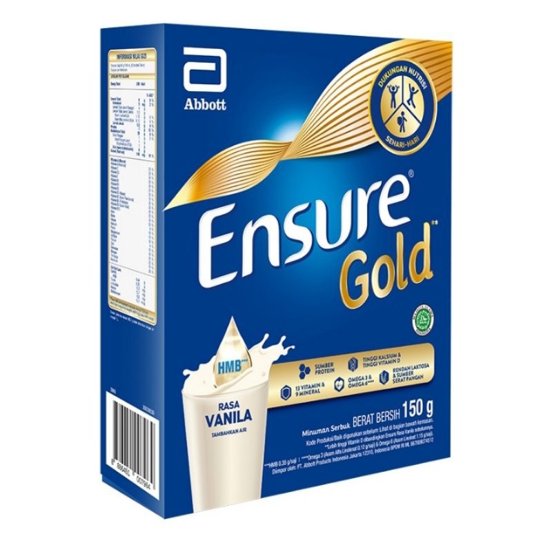 

Ensure Gold Susu Nutrisi Dewasa Vanila Box 150 g