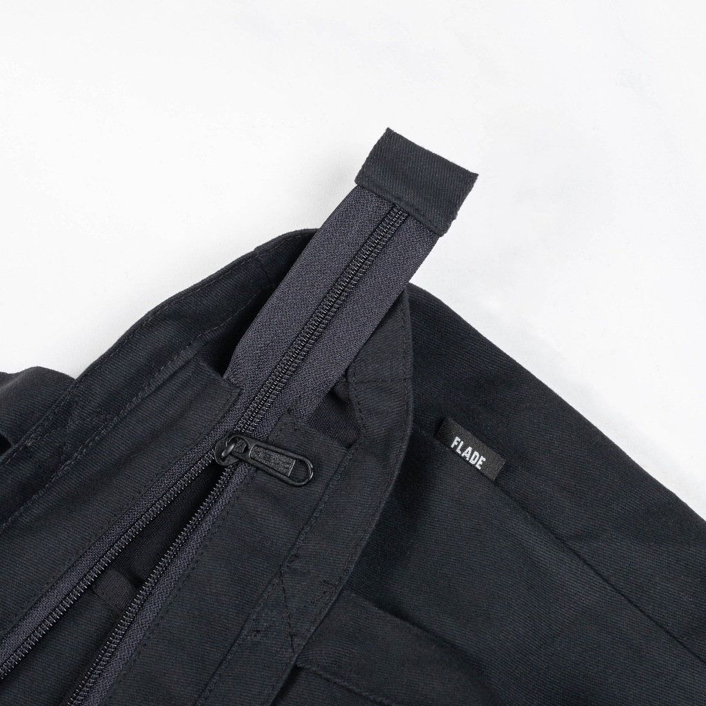 

ID FLADE STUDIOS TOTE BAG KANVAS HITAM RESLETING - TAS MULTIFUNGSI PRIA WANITA - JAPAN KANJI SERIES