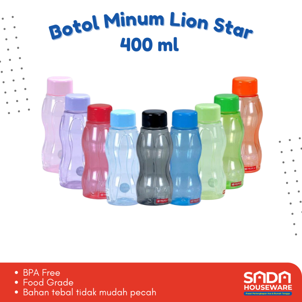 Botol Minum Lion Star / Botol Minum Hydro / Bottle Hydro / Tumbler Air Minum Lion Star 400ml