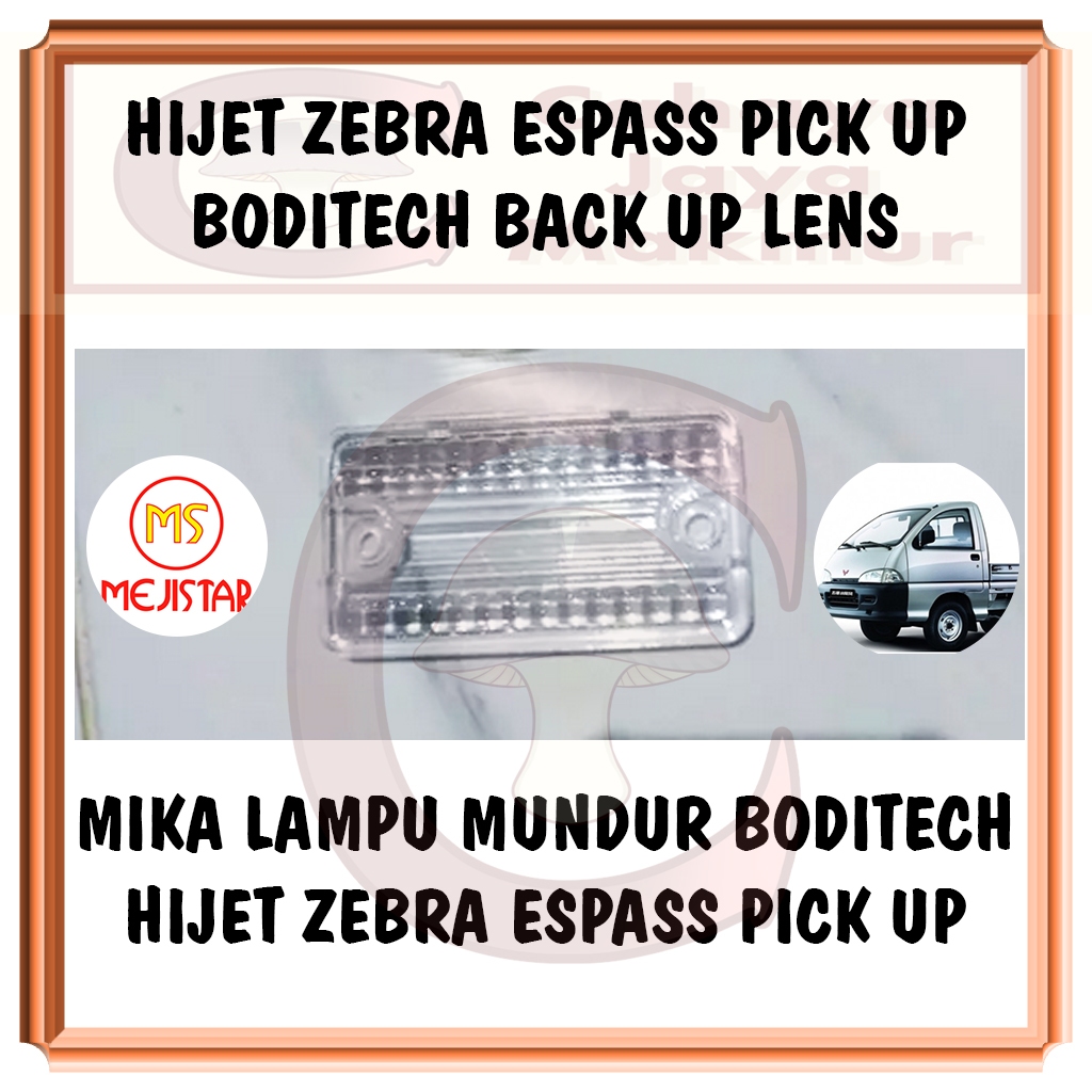 PCS Mika Kaca Lampu Mundur Atret Parkir Taft F10 F50 Hijet S10P S75 Zebra S88 S89 Espass S91 Pick Up